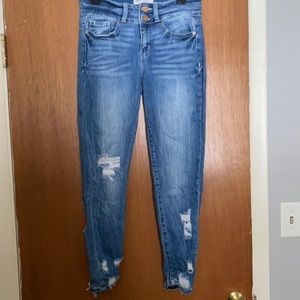 BKE Payton mid rise ankle skinny